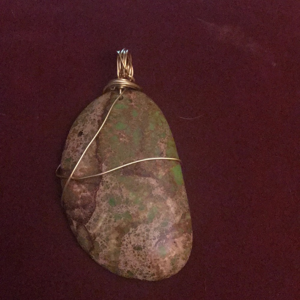Beautiful piece of tumbled natural jasper